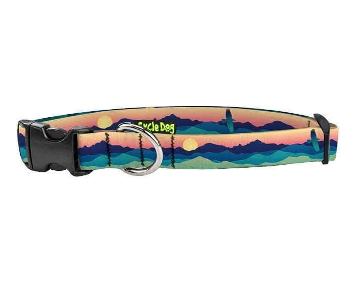 Cycle Dog - Small Ecoweave Eagle Sunrise Dog Collar