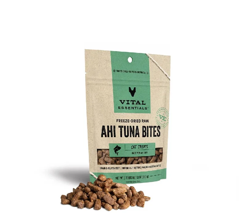 Vital Essentials Ahi Tuna Bites FD Cat Treats 1.1 oz