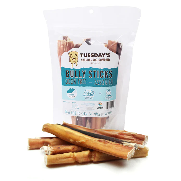 Bully Sticks Odor Free - 8 oz-Bully Stick : 6" 8 oz