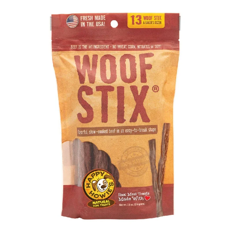 Happy Howie's - 6-inch Beef Woof Stix - 13 Count