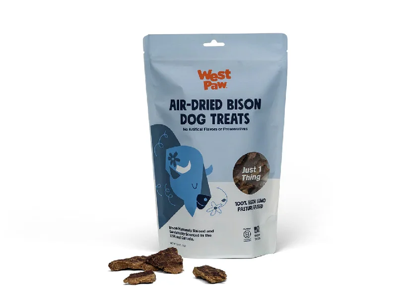 West Paw Air Dried Dog Treats-Bison Lung : 2.5 oz