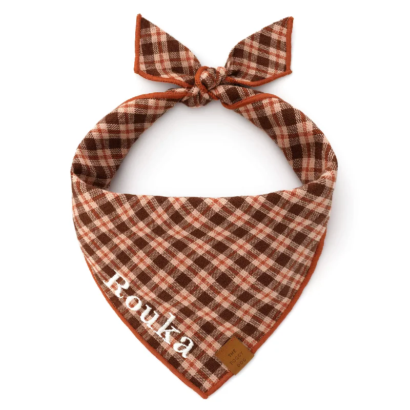 Heather Taylor Home x TFD Hudson Plaid Dog Bandana