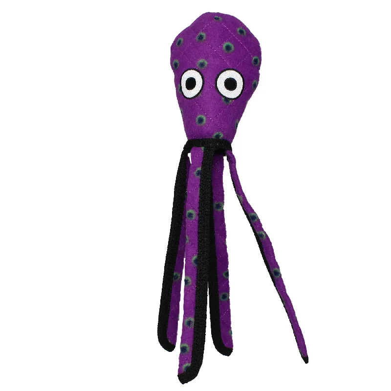 Tuffy Dog Toys - VIP Products - Tuffy Ocean Squid - Purple, Durable, Tough, Squeaky Dog Toy