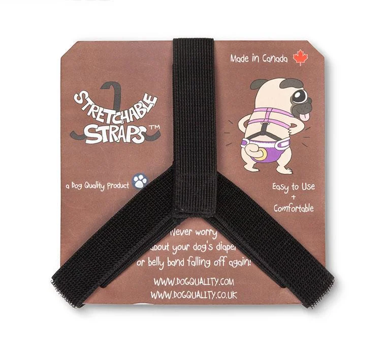 Dog Diaper & Belly Band Stretchable Straps