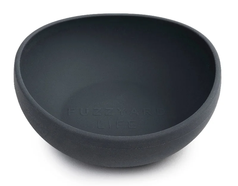 FuzzYard Life Silicone Bowl - Slate Grey S