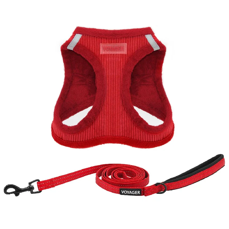 Step-In Plush Harness & Leash Set