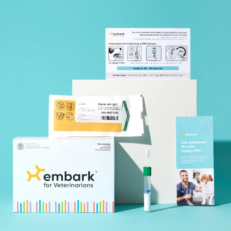 Embark for Veterinarians dog DNA test kits