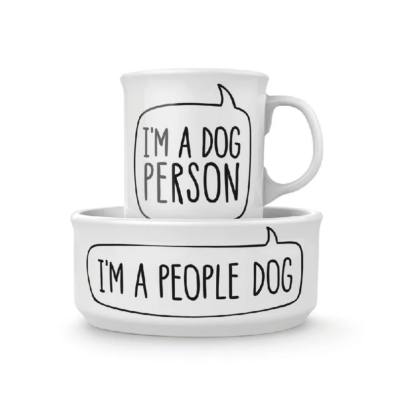 Fred & Friends - Howligans - Mug + Dog Bowl - Dog Person