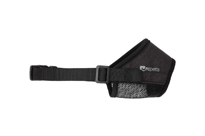 RC Soft Fit Dog Muzzle-Charcoal