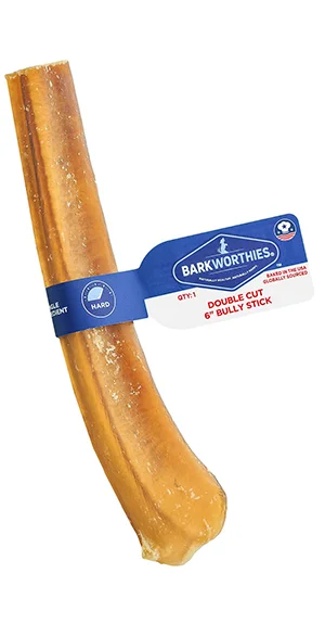 Barkworthies 6" Double Cut Bully Sticks