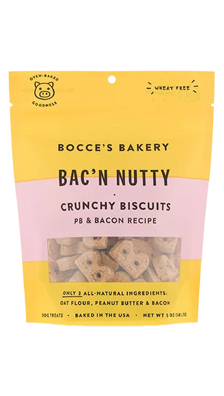 Bocce's Bakery Crunchy Biscuits: Bac'N Nutty