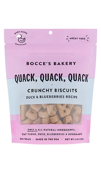 Bocce's Bakery Crunchy Biscuits: Quack, Quack, Quack