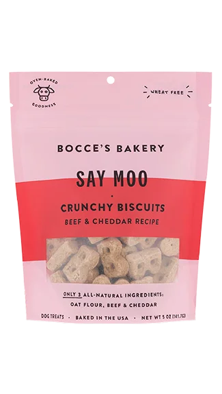 Bocce's Bakery Crunchy Biscuits: Say Moo