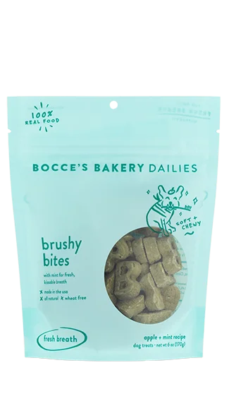 Bocce's Bakery Soft & Chewy Dailies: Brushy Bites