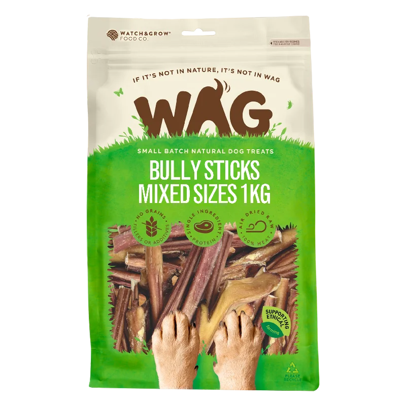 Bully Sticks Mixed Sizes 1Kg