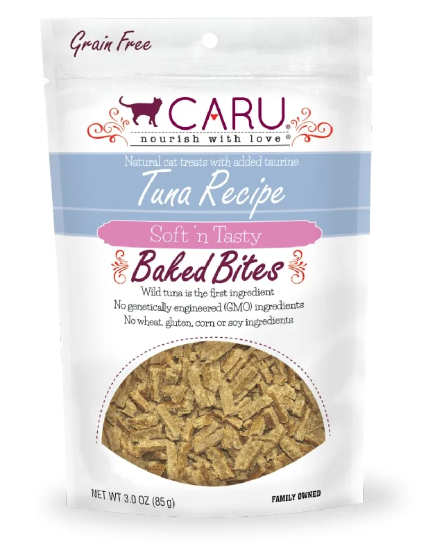 Caru Natural Tuna Recipe Bites for Cats 3 oz