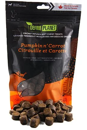 Define Planet Soft And Chewy Pumpkin n Carrot Flavoured Cricket n Lamb Liver Dog 170 gr