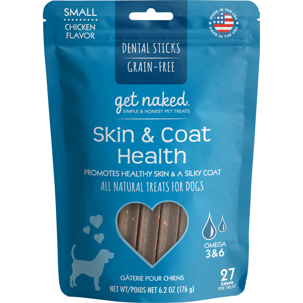 Get Naked - Grain-Free Dental Sticks - Skin & Coat Health