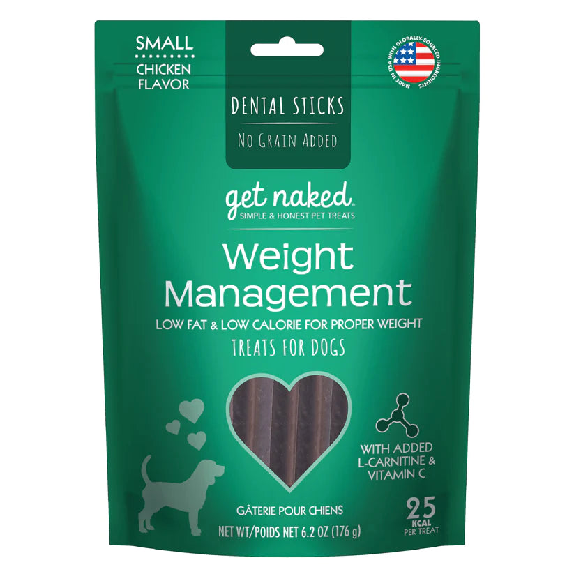 Get Naked - Grain-Free Dental Sticks - Weight Management