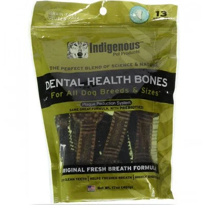 Indigenous Pet Products Original Fresh Breath Dental Health Bones