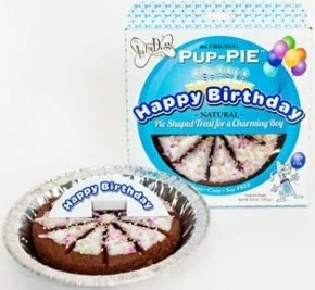 Lazy Dog  The Original 6" Pup-Pie™ Happy Birthday (boy)