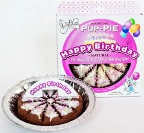 Lazy Dog  The Original 6" Pup-Pie™ Happy Birthday (girl)