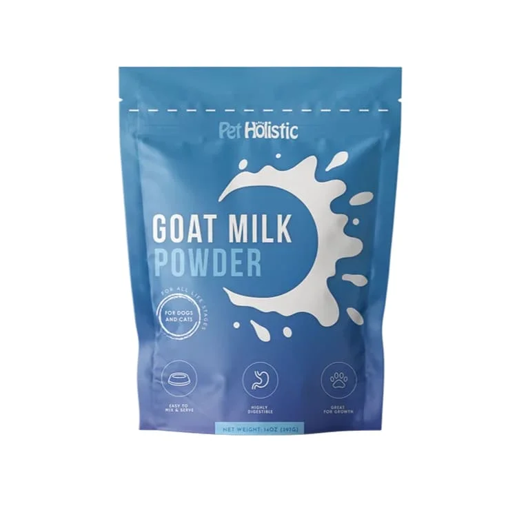 Pet Holistic Goat Milk Powder for Dogs & Cats 14oz