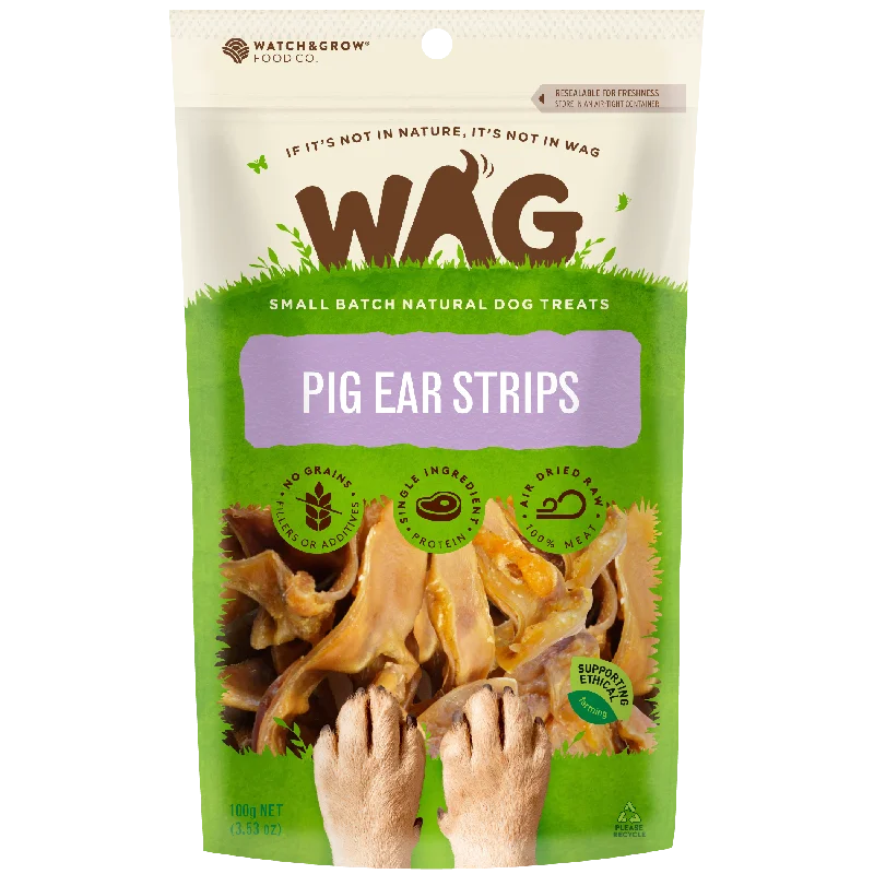 Pig Ear Strips 100g