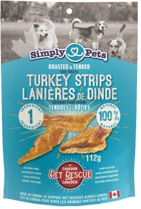 Simply Pets Smoked & Tender Turkey Strips 112 g