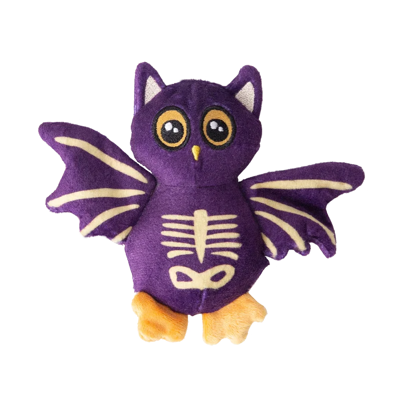 SnugArooz Baby Skel-E-Bat Plush Dog Toy