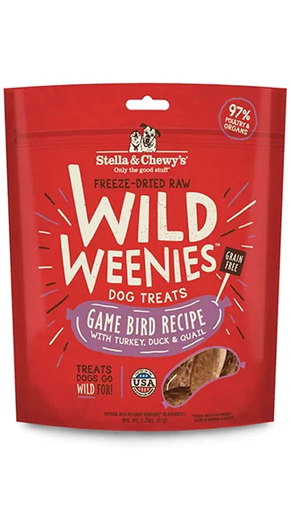 Stella & Chewy's Wild Weenies: Game Bird Recipe