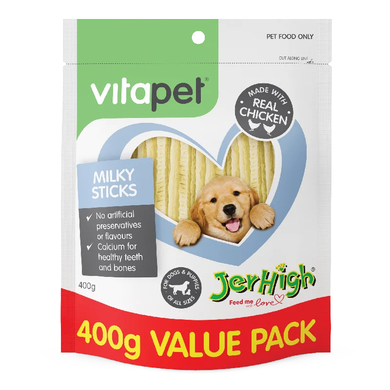 Vitapet Jerhigh Milky Sticks 400g