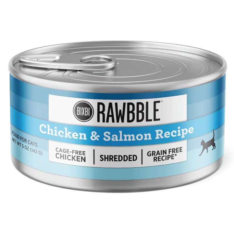 Bixbi RAWBBLE® Wet Cat Food Shredded Chicken & Salmon Recipe