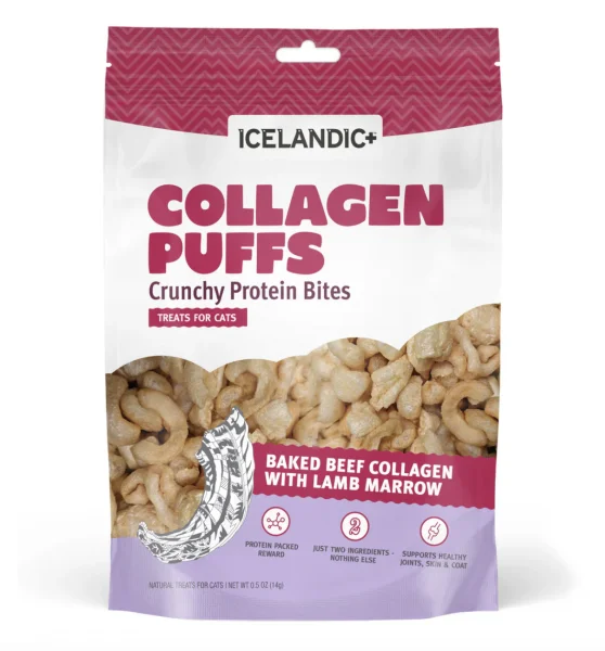 Icelandic Plus Cat Collagen Mini Puffs w/Marrow .5 oz