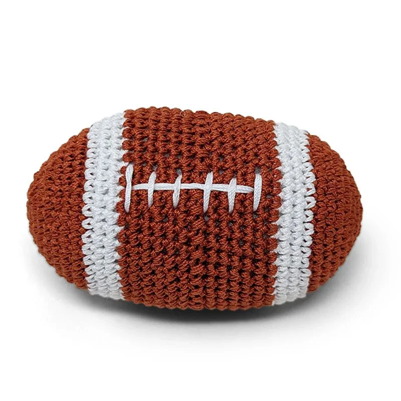 Pawer Squeaky Football Dog Toy