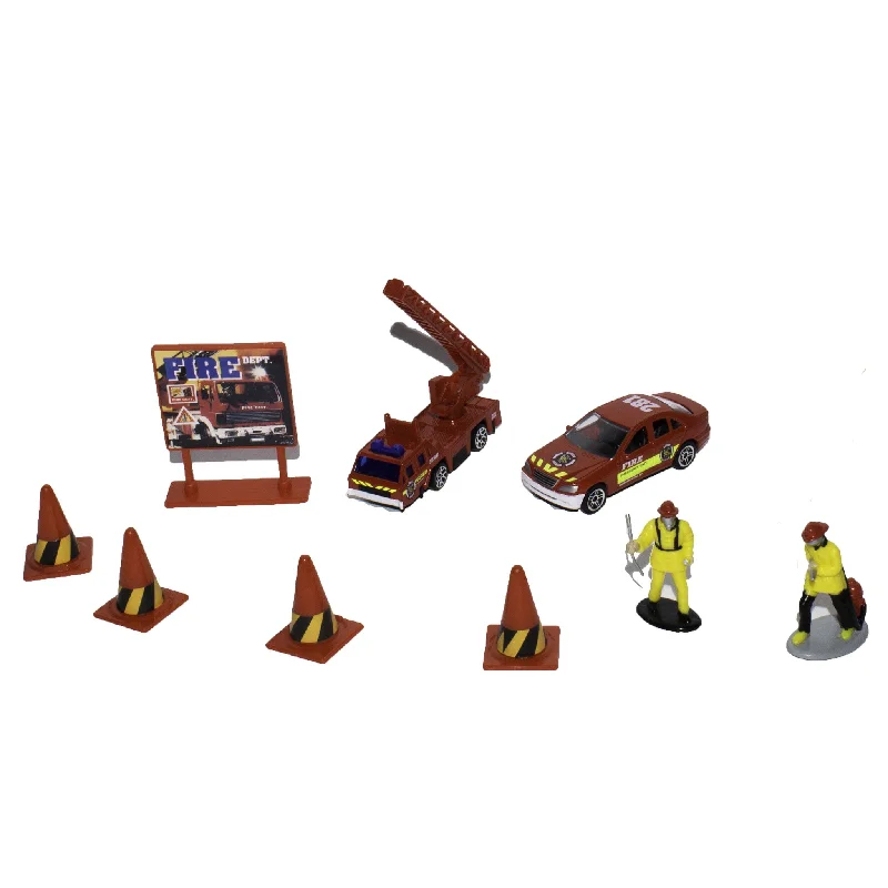 10 Piece Fire Department Set