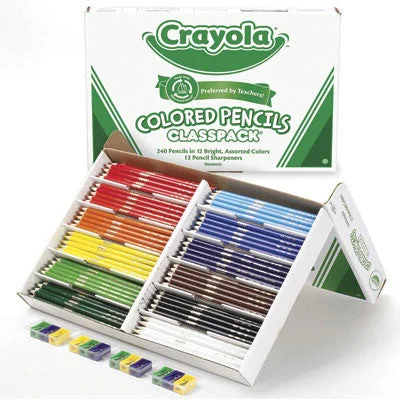 240 pc Crayola Colored Pencils Classpack (12 colors)