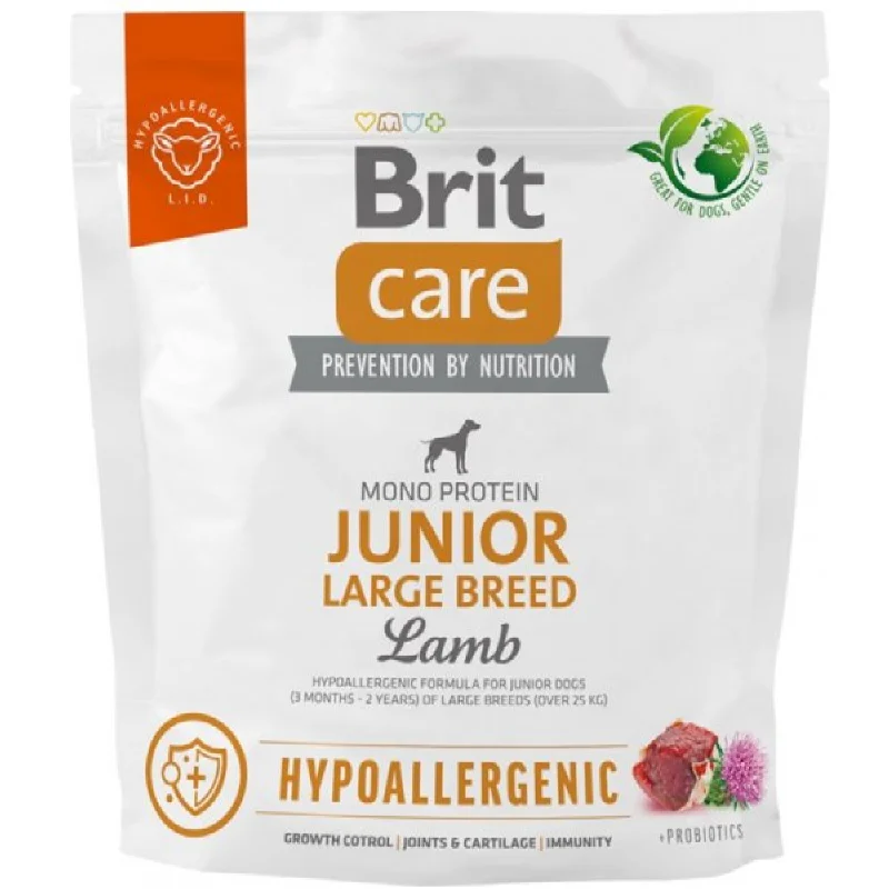 Brit Care Lamb & Rice Junior Large Breed Dog Dry Food (Limited Shelf Life)