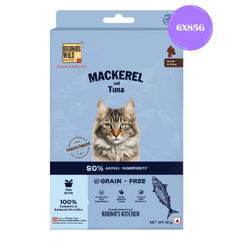 Bruno's Wild Essentials Mackerel & Tuna Cat Wet Food