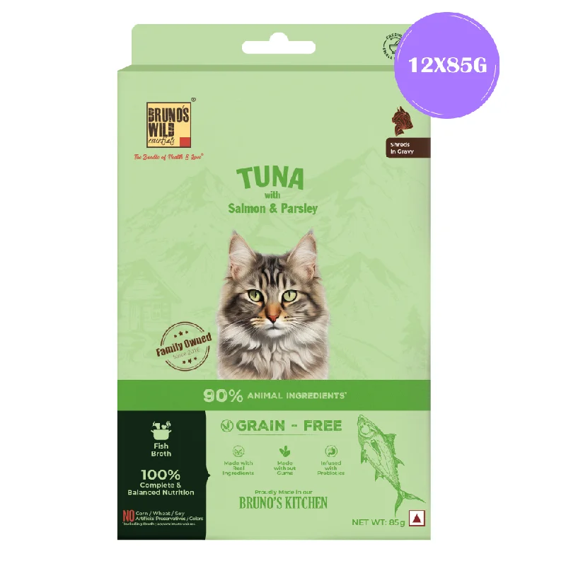 Bruno's Wild Essentials Tuna with Salmon & Parsely Cat Wet Food