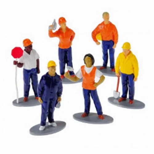 Construction Workers Set (Set of 6)