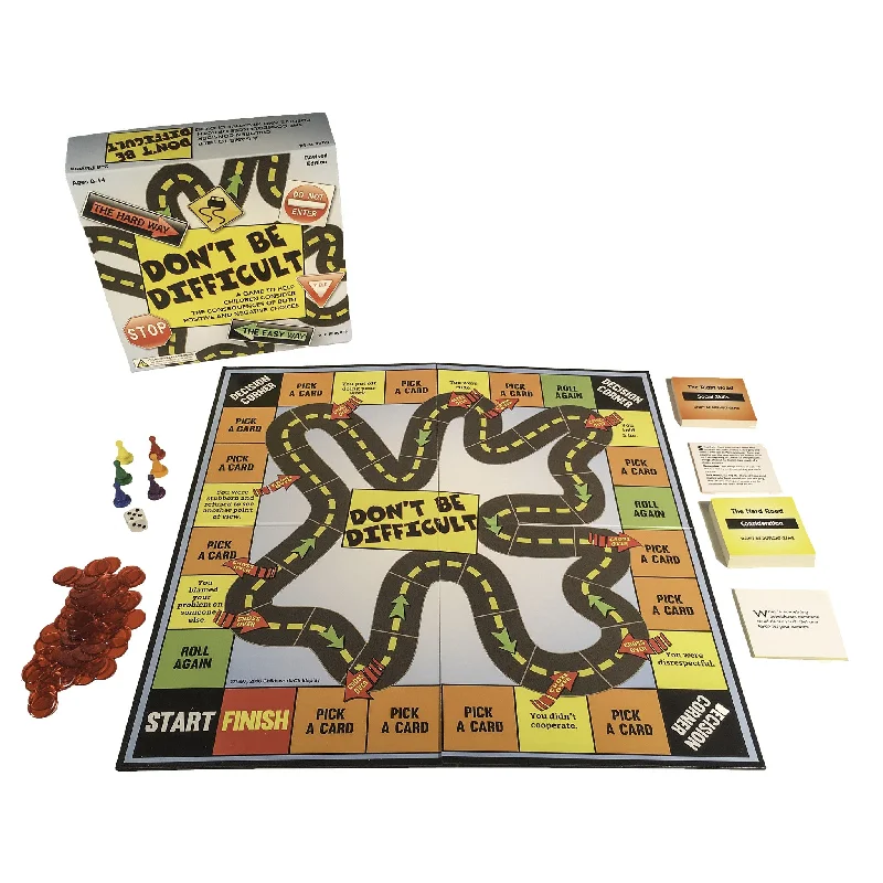 Don't Be Difficult Revised Edition (a board game for oppositional-defiant children)