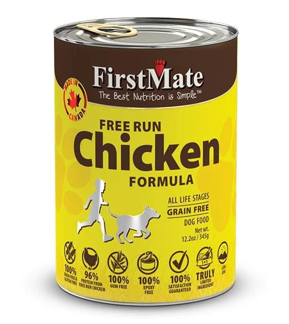 FirstMate Grain Free, Free Run Chicken Wet Dog Food