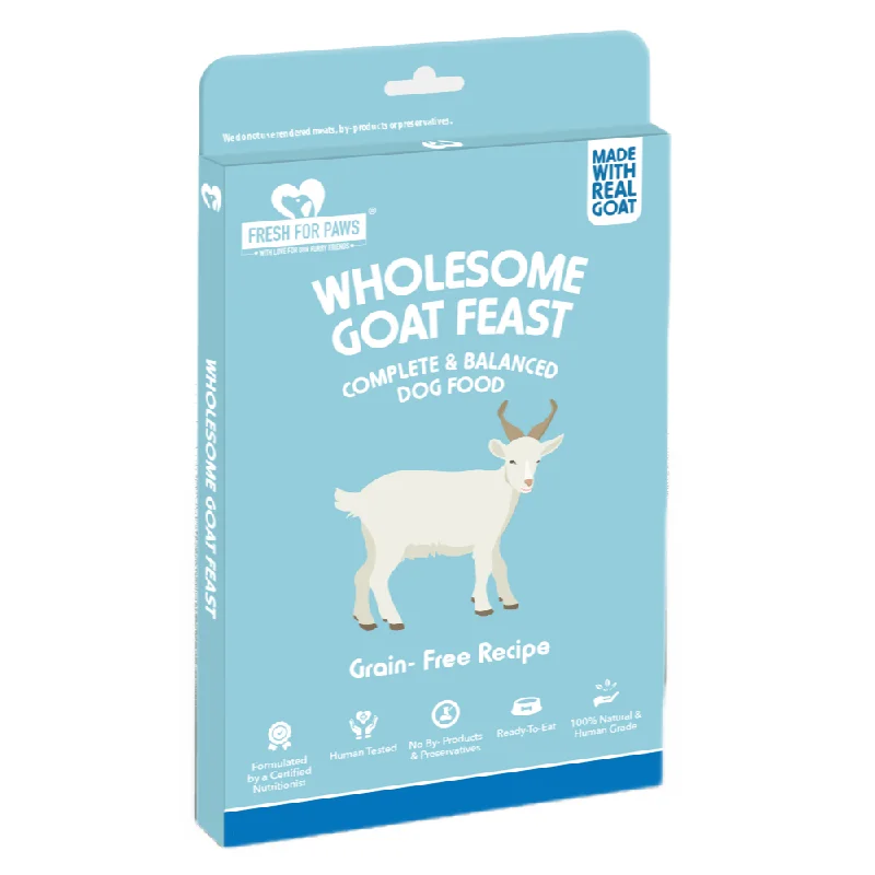 Fresh For Paws Wholesome Goat Feast Wet Food for Cats and Dogs (300g)