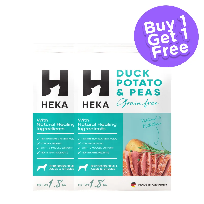 Heka Duck, Potatoes & Peas Dog Dry Food (Buy 1 Get 1) (Limited Shelf Life)