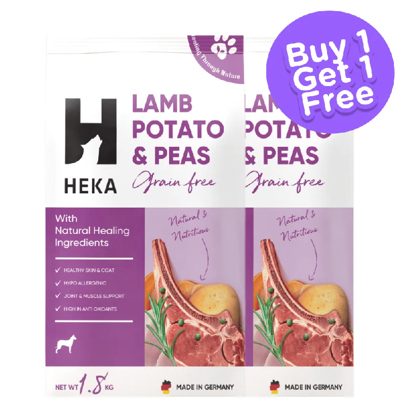 Heka Lamb, Potatoes & Peas Dog Dry Food (Buy 1 Get 1) (Limited Shelf Life)