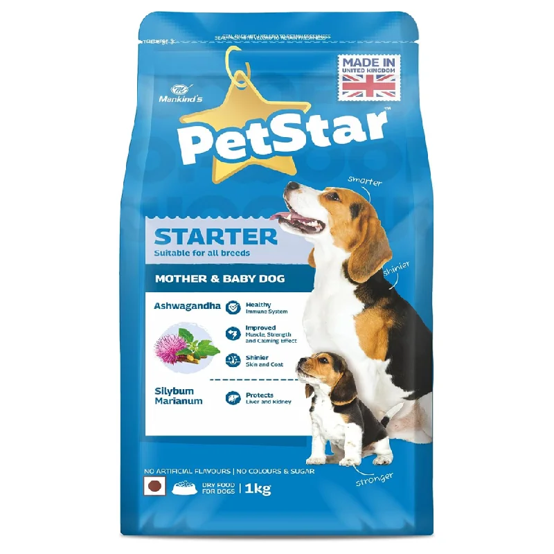 Mankind Petstar Starter Mother & Baby Dog Dry Food (Limited Shelf Life)