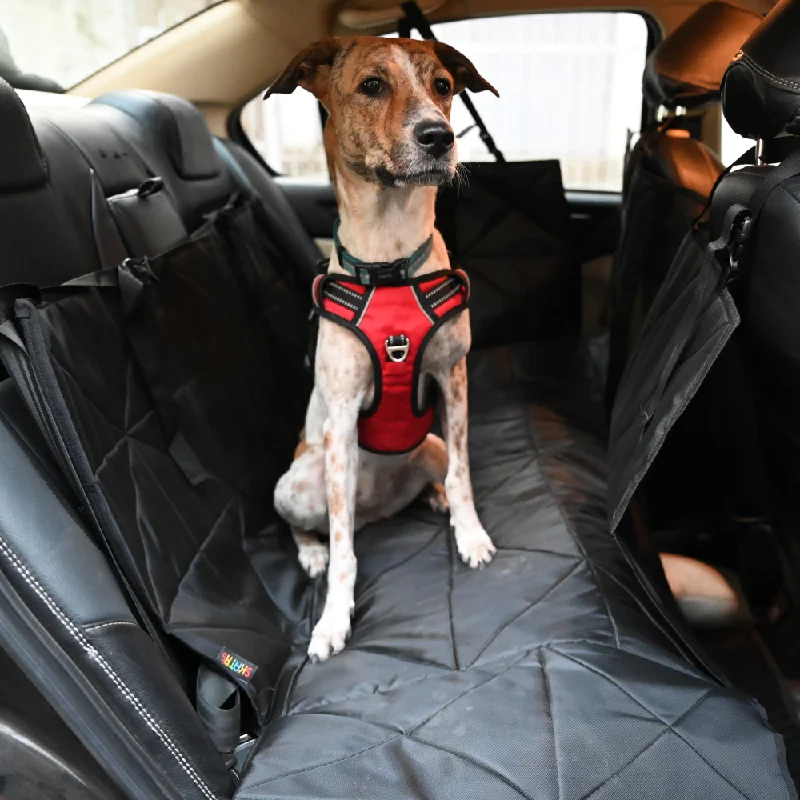 Skatrs Car Seat Cover for Dogs and Cats (Black)