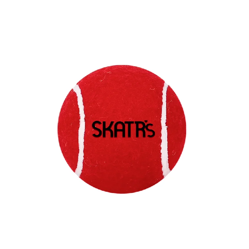 Skatrs Tennis Ball for Dogs (Red)