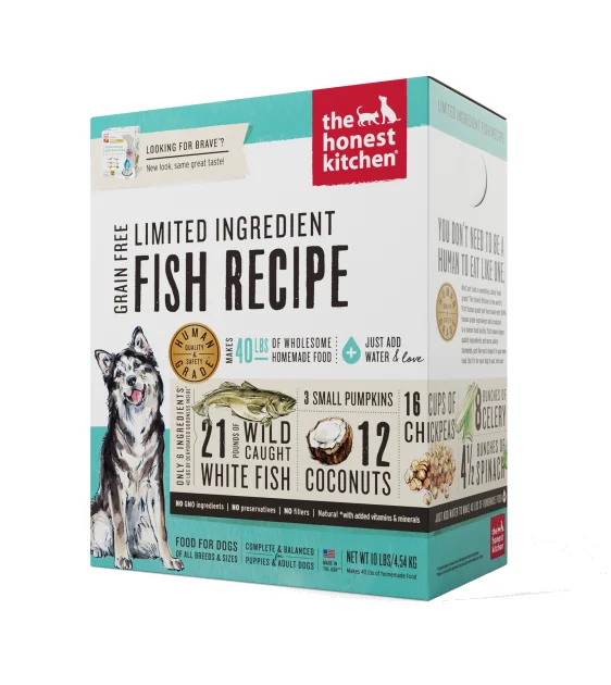 The Honest Kitchen Brave Dehydrated Dog Food (Grain Free Limited Ingredient Fish Recipe)